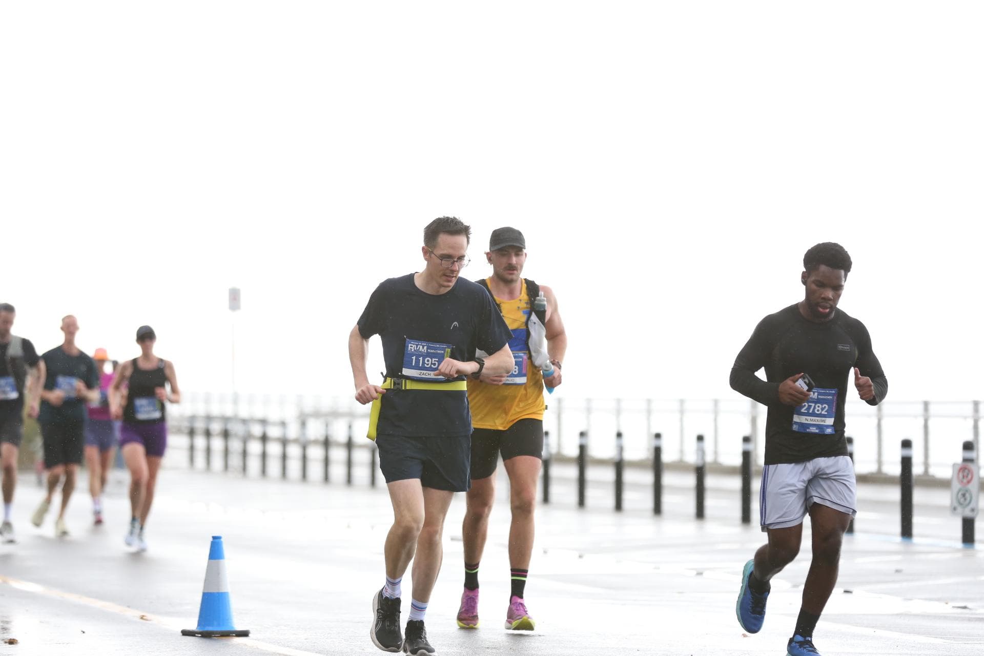 Maxime running a marathon